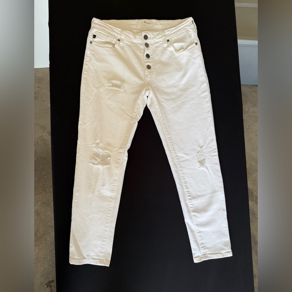 KanCan Women's Skinny Jeans in White
